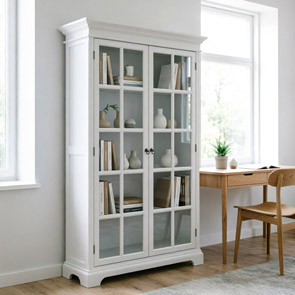 white furniture,white bookcase